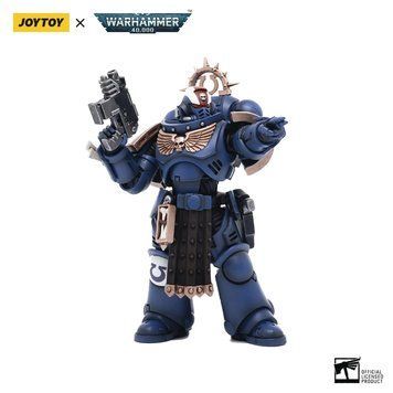 Коллекционная фигура Лейтенант Ультрамаринов JoyToy Warhammer 40K Ultramarines Primaris Lieutenant Amulius 1/18