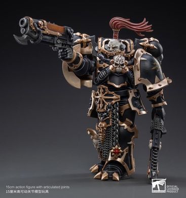Коллекционная фигура Чемпиона темного легиона Хаоса Warhammer 40K Black Legion Havocs Champion Brother Slael 1/18