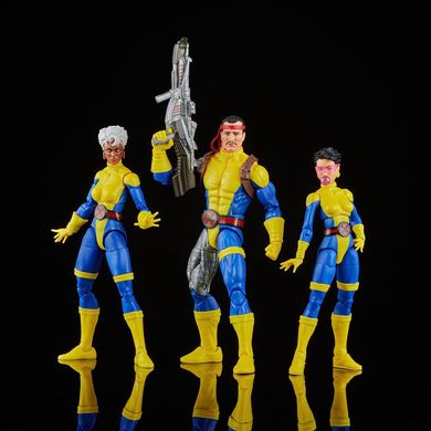 Комплект колекційних фігур Шторм, Фордж та Джубілі X-Men 60th Marvel Legends Forge, Storm & Jubilee 3-Pack