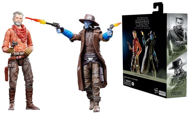 Комплект коллекционных фигур Кобб Вэнс та Кад Бейн Star Wars The Black Series Cobb Vanth and Cad Bane 2-Pack (Book of Boba Fett)