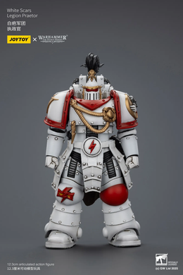 Колекційна фігура Претор Білих Шрамів Warhammer: The Horus Heresy White Scars Legion Praetor 1/18