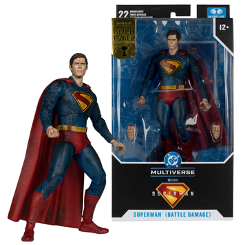 Коллекционная фигура Супермен Superman (2025) DC Multiverse Superman Battle Damaged (Gold Label)