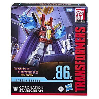 Колекційна фігура трансформер Старскрім Transformers Studio Series 86-12 Leader Coronation Starscream