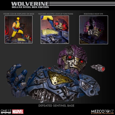 Коллекционная фигура Росомаха Marvel One:12 Collective Wolverine Deluxe Steel Box Edition