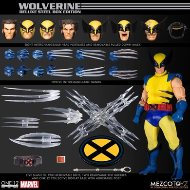 Коллекционная фигура Росомаха Marvel One:12 Collective Wolverine Deluxe Steel Box Edition