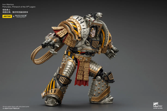 Коллекционная фигура Пертурабо, Примарх IV Легиона Warhammer: The Horus Heresy Iron Warriors Perturabo, Primarch of the IVth Legion 1/18