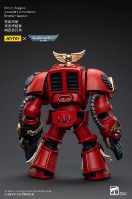 Коллекционная фигура Терминатор Кровавых Ангелов Нассио Warhammer 40K Blood Angels Assault Terminators Brother Nassio 1/18
