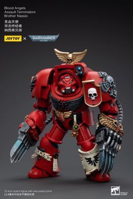 Коллекционная фигура Терминатор Кровавых Ангелов Нассио Warhammer 40K Blood Angels Assault Terminators Brother Nassio 1/18