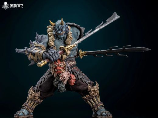 Коллекционная фигура Самурай Асура Такигава Mety Toyz 1/10 Adventurer World Oni-faced Asura Takigawa + Accessory Pack