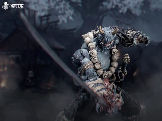 Коллекционная фигура Самурай Асура Такигава Mety Toyz 1/10 Adventurer World Oni-faced Asura Takigawa + Accessory Pack