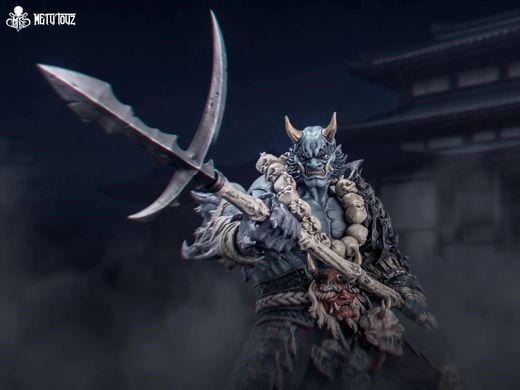 Коллекционная фигура Самурай Асура Такигава Mety Toyz 1/10 Adventurer World Oni-faced Asura Takigawa + Accessory Pack