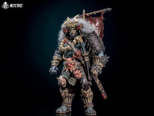 Коллекционная фигура Самурай Асура Такигава Mety Toyz 1/10 Adventurer World Oni-faced Asura Takigawa + Accessory Pack
