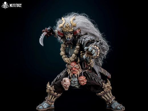 Коллекционная фигура Самурай Асура Такигава Mety Toyz 1/10 Adventurer World Oni-faced Asura Takigawa + Accessory Pack