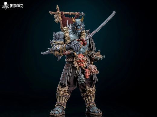 Коллекционная фигура Самурай Асура Такигава Mety Toyz 1/10 Adventurer World Oni-faced Asura Takigawa + Accessory Pack