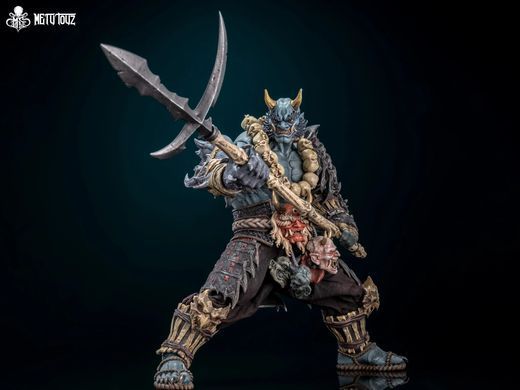 Коллекционная фигура Самурай Асура Такигава Mety Toyz 1/10 Adventurer World Oni-faced Asura Takigawa + Accessory Pack