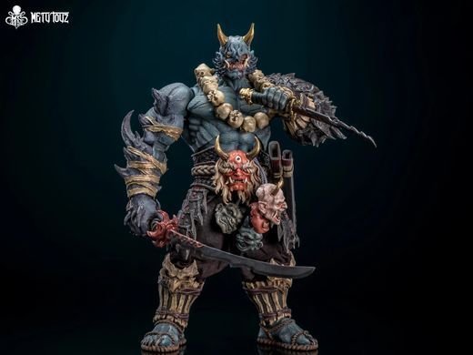 Коллекционная фигура Самурай Асура Такигава Mety Toyz 1/10 Adventurer World Oni-faced Asura Takigawa + Accessory Pack