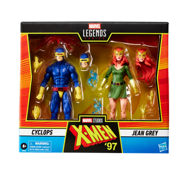Комплект колекційних фігур Циклоп та Джин Грей Marvel Legends Series Cyclops and Jean Grey X-Men '97