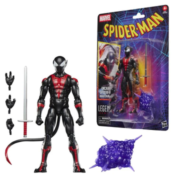 Коллекционная фигура Человек-паук Попрыгун (Найткроулер) Spider-Man Marvel Legends Retro Collection Spider-Man (Nightcrawler)