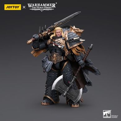 Коллекционная фигура Примаръ Легиона Космический Волков Леман Русс Warhammer: The Horus Heresy Space Wolves Leman Russ, Primarch of the VIth Legion 1/18