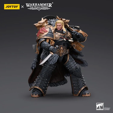 Коллекционная фигура Примаръ Легиона Космический Волков Леман Русс Warhammer: The Horus Heresy Space Wolves Leman Russ, Primarch of the VIth Legion 1/18