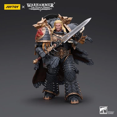 Коллекционная фигура Примаръ Легиона Космический Волков Леман Русс Warhammer: The Horus Heresy Space Wolves Leman Russ, Primarch of the VIth Legion 1/18