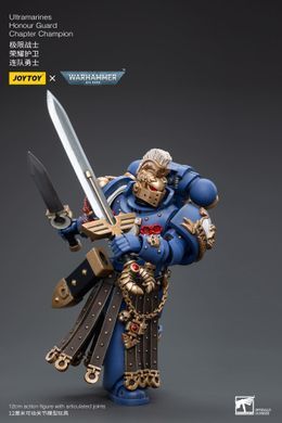 Коллекционная фигура Чемпион Почетной Стражи Ультрамаринов Warhammer 40K Ultramarines Honor Guard Chapter Champion 1/18