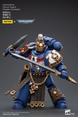 Коллекционная фигура Чемпион Почетной Стражи Ультрамаринов Warhammer 40K Ultramarines Honor Guard Chapter Champion 1/18