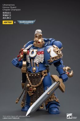 Коллекционная фигура Чемпион Почетной Стражи Ультрамаринов Warhammer 40K Ultramarines Honor Guard Chapter Champion 1/18