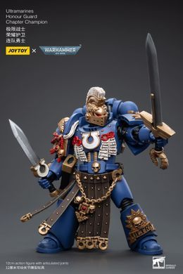 Коллекционная фигура Чемпион Почетной Стражи Ультрамаринов Warhammer 40K Ultramarines Honor Guard Chapter Champion 1/18
