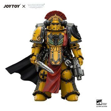 Колекційна фігура Претор Імперських Кулаків у броні MK III Warhammer: The Horus Heresy Imperial Fists Legion Praetor in Mk III Armour 1/18