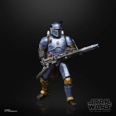 Коллекционная фигура Тяжеловооруженный Мандалорец Паз Визcла Star Wars The Black Series Heavy Infantry Mandalorian Paz Vizsla Carbonized