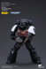 Комплект коллекционных фигур Моторазведчик Темных Храмовников Warhammer 40k Black Templars Assault Intercessor Outriders Brother Valtus 1/18
