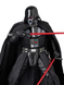 Коллекционная фигура Дарт Вейдер Star Wars: Obi-Wan Kenobi MAFEX No.266 Darth Vader