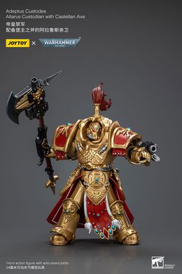 Колекційна фігура Адептус Кустодес JoyToy 1/18 Adeptus Custodes Allarus Custodian with Castellan Axe