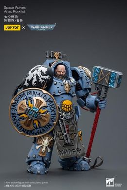 Колекційна фігура Арьяк Рокфіст Warhammer 40K Space Wolves Arjac Rockfist 1/18  JoyToy