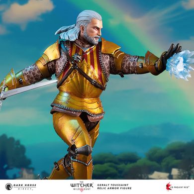 Коллекционная фигура Ведьмак Геральт The Witcher 3: Wild Hunt Geralt (Toussaint Relic Armor)