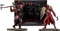 Комплект колекційних фігур Варвар та Некромансер Diablo IV Rend Barbarian and Blood Necromancer Gold Label