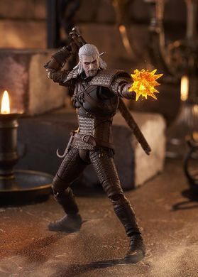 Колекційна фігура Відьмак Геральт, Білий Вовк The Witcher 3: Wild Hunt figma No.655 Geralt the White Wolf