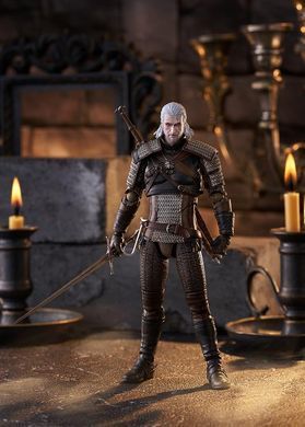 Колекційна фігура Відьмак Геральт, Білий Вовк The Witcher 3: Wild Hunt figma No.655 Geralt the White Wolf