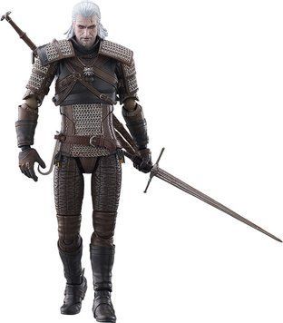 Колекційна фігура Відьмак Геральт, Білий Вовк The Witcher 3: Wild Hunt figma No.655 Geralt the White Wolf