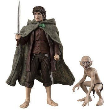 Комплект коллекционных фигур Фродо та Голум The Lord of the Rings: The Fellowship of the Ring S.H.Figuarts Frodo Baggins & Gollum