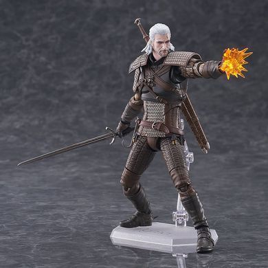 Колекційна фігура Відьмак Геральт, Білий Вовк The Witcher 3: Wild Hunt figma No.655 Geralt the White Wolf