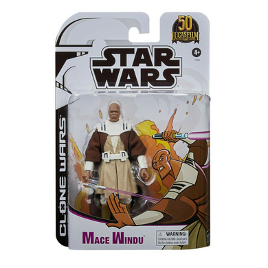 Колекційна фігура Мейс Вінду Star Wars Black Series Mace Windu Clone Wars Walmart Exclusive