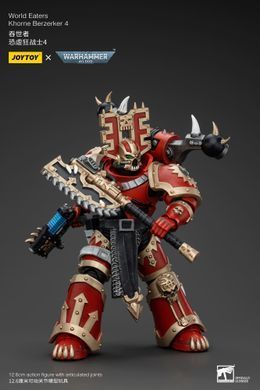Коллекционная фигура Берсерк Кхорна Пожирателей Миров Warhammer 40K World Eaters Khorne Berzerker (ver.4) 1/18