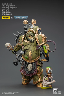 Колекційна фігура Породження Чуми Гвардії Смерті Warhammer 40,000 Death Guard Foul Blightspawn with Plague Sprayer 1/18