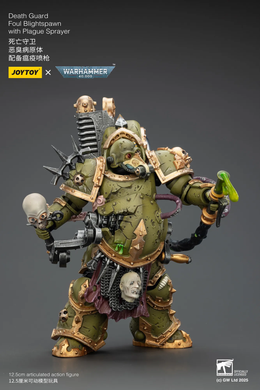 Колекційна фігура Породження Чуми Гвардії Смерті Warhammer 40,000 Death Guard Foul Blightspawn with Plague Sprayer 1/18