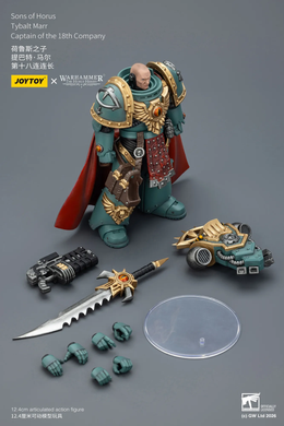 Колекційна фігура Тібальт Марр, Капітан 18 роти Синів Хоруса Warhammer: The Horus Heresy Sons of Horus Tybalt Marr Captain of the 18th Company 1/18