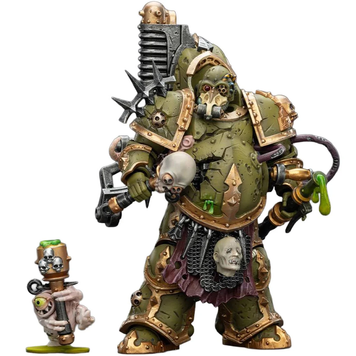 Коллекционная фигура Мерзкое отродье Гвардии Смерти Warhammer 40,000 Death Guard Foul Blightspawn with Plague Sprayer 1/18