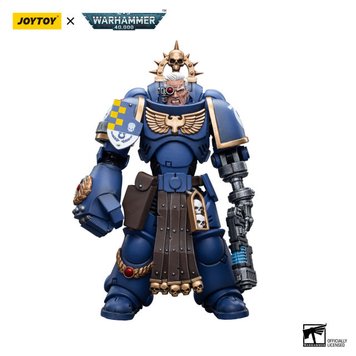 Колекційна фігура Лейтенант Ультрамаринів із силовим кулаком Warhammer 40k Ultramarines Lieutenant with Power Fist 1/18