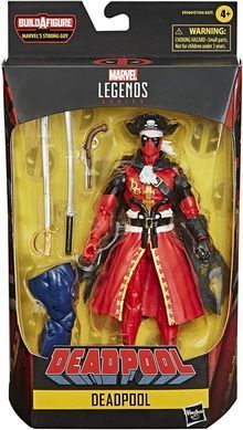 Колекційна фігура Пірат Дедпул Marvel Legends Deadpool Pirate ( Strong Guy BAF)